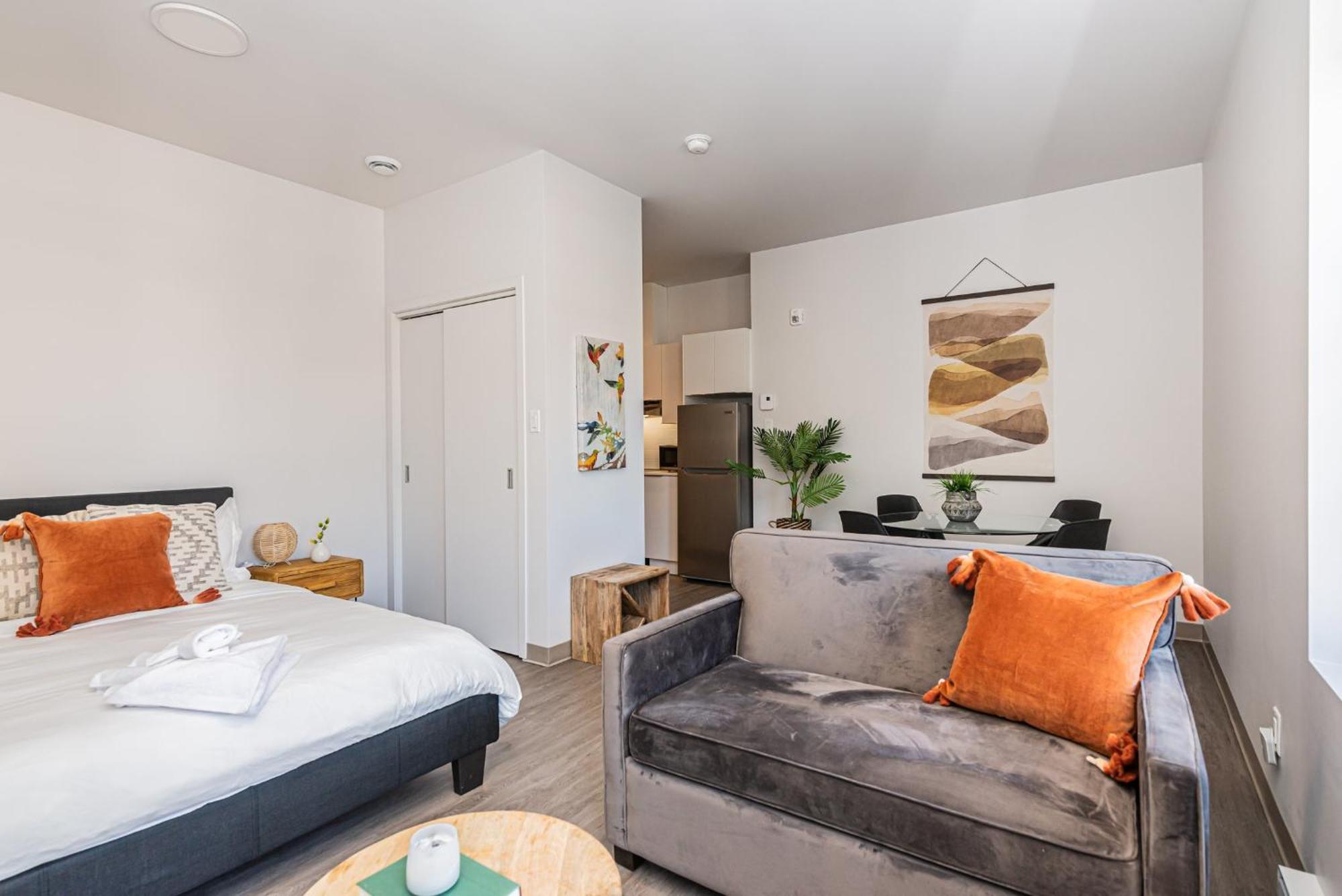 Wonderful New Studio Close To Mount Royal By Den Stays モントリオール 部屋 写真